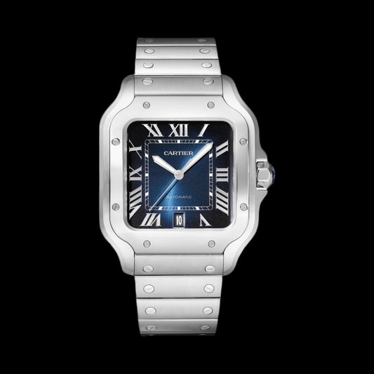 Cartier Santos Classic Blue
