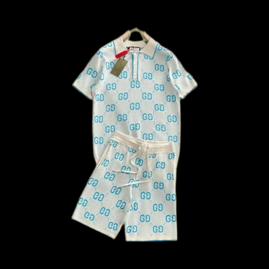 Ensemble Gucci White & Blue