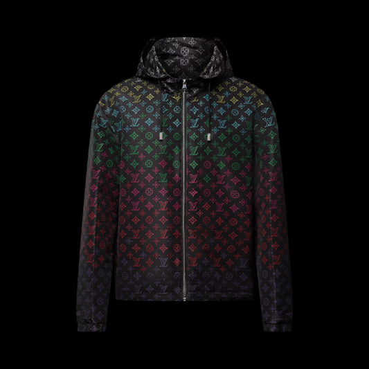 LV Jacket Black Tricolor