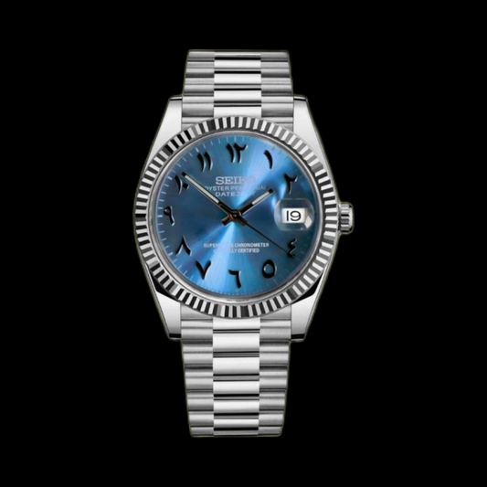 Seiko Arabic Dial Blue