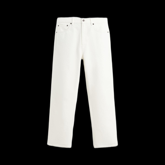 Zara Straight White Pant